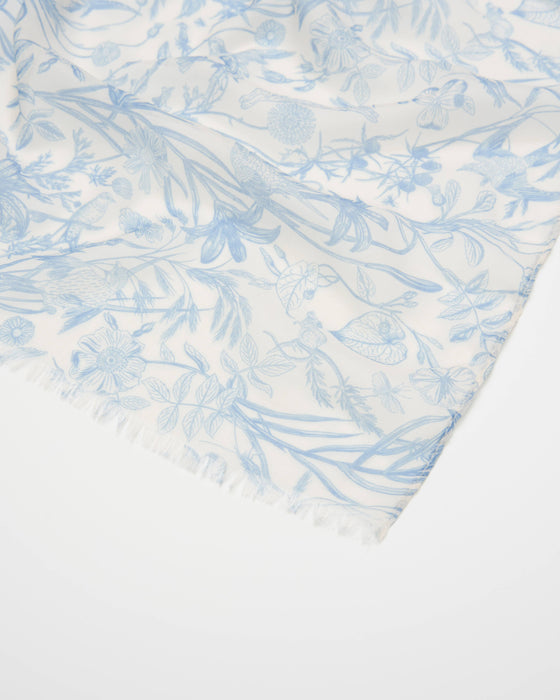 Fable England - FABLE Running Bunny Blue Lightweight Scarf