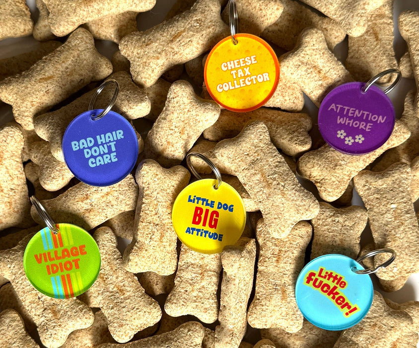Peace, Love and Sarcasm - Attention Whore Pup Charm