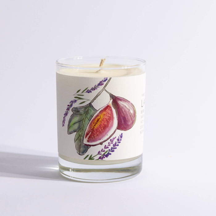 Just Bee - Lavender Fig - Just Bee Candles: 7 oz (up to 40 hrs of clean burning)