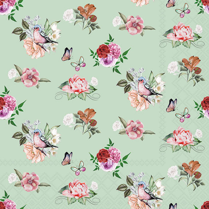 Elegant Gifts - Lunch Napkin - Charlotte GREEN