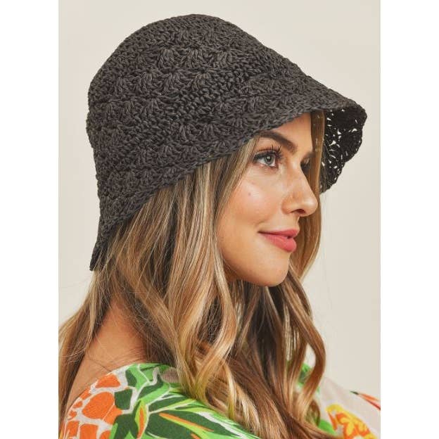 Queens INC - Fashion women Straw Hat Lady Summer Sun Hat : TAUPE / ONE SIZE