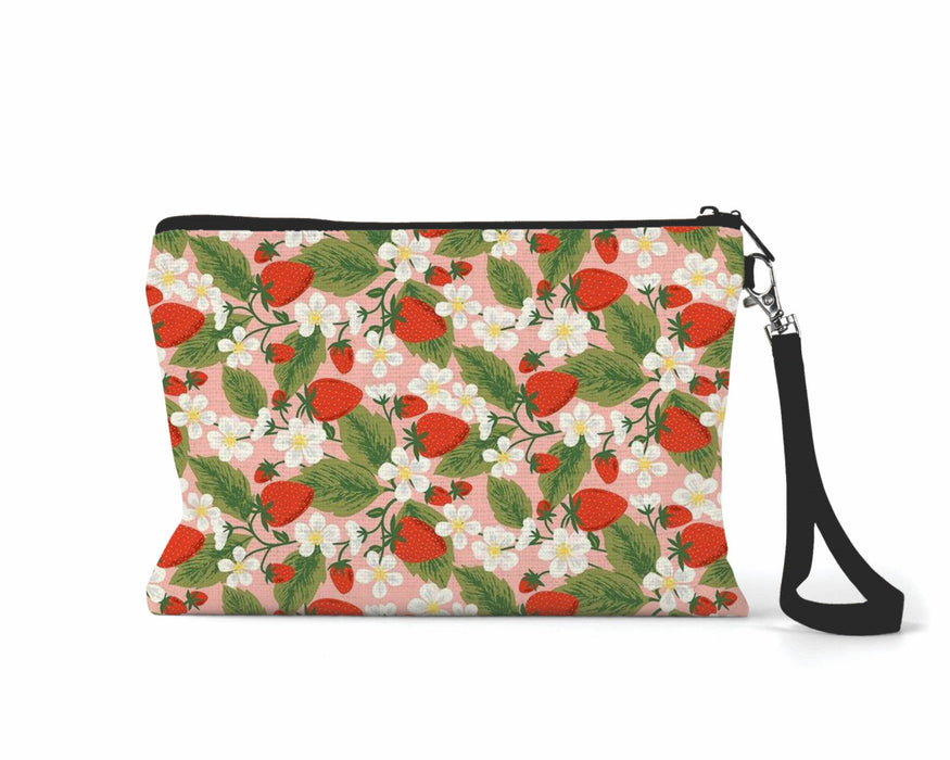 Berry Bliss Linen Blend Accessory Bag By Giftologie