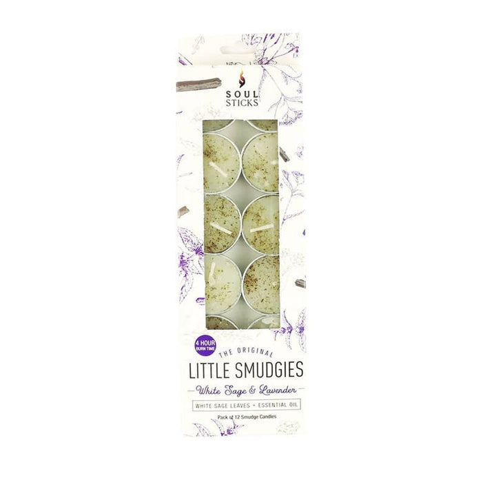 Designs by Deekay Inc. - 'Little Smudgies' Lavender Sage Smudge Candles (12)
