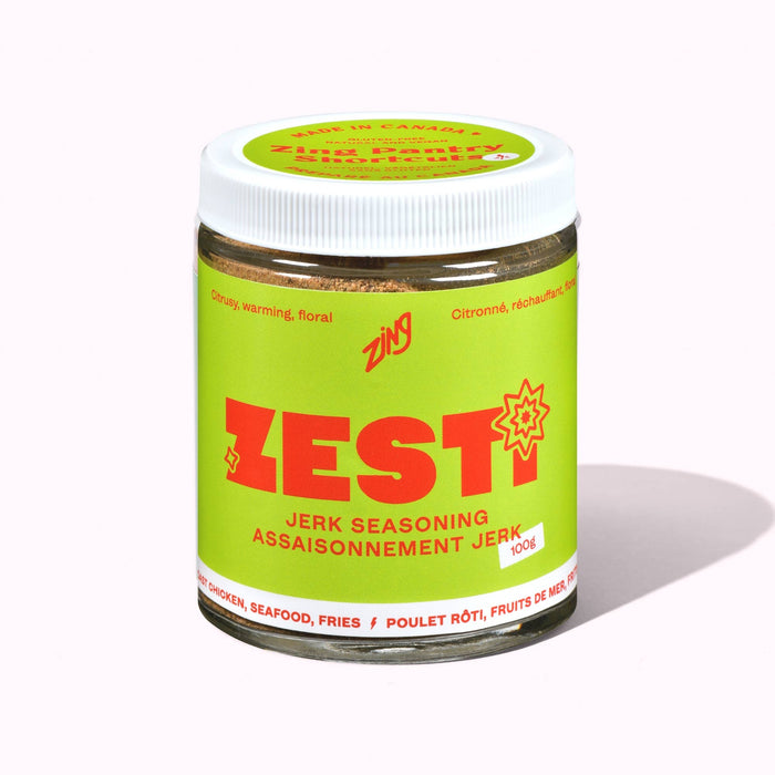 Zing Pantry Shortcuts - Zesti Jerk Seasoning (Jamaican Inspired Flavours): GLASS JAR 100G