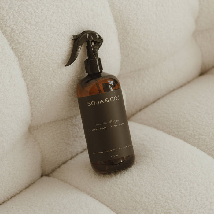 SOJA&CO.® - Linen Water | White Cotton + Fresh Linen: 475ml