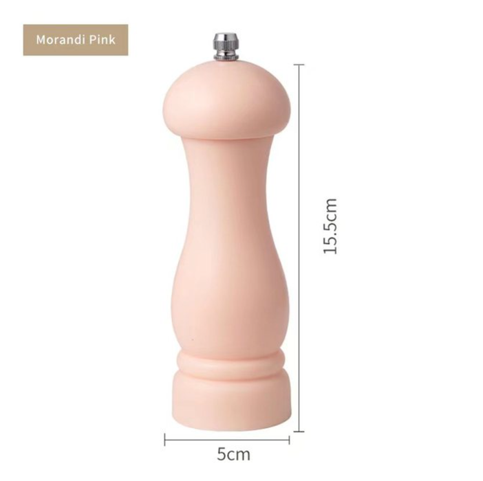Homerely - Refillable Morandi Colour Salt and Pepper Mill: Pink