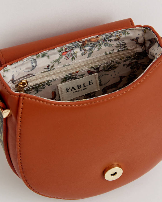 Fable England - FABLE A Night's Tale Saddle Purse Tan