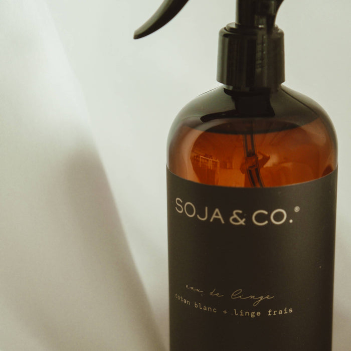 SOJA&CO.® - Linen Water | White Cotton + Fresh Linen: 475ml