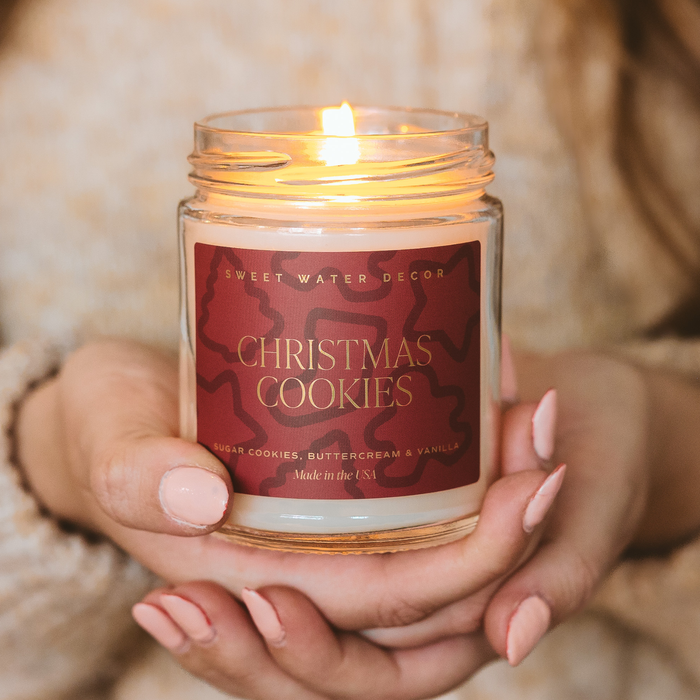 Sweet Water Decor - *NEW* Christmas Cookies 9 oz Soy Candle - Christmas Decor