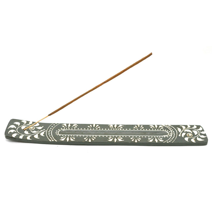 Designs by Deekay Inc. - Wooden Incense Stick Ash Catcher (11 in.) - Gray