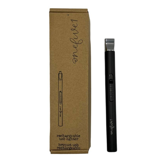 onefive1 - usb lighter- CANDLE ACCESSORY: Matte black