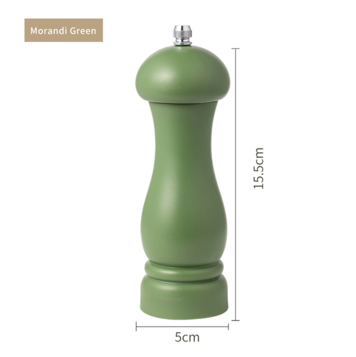Homerely - Refillable Morandi Colour Salt and Pepper Mill: Green