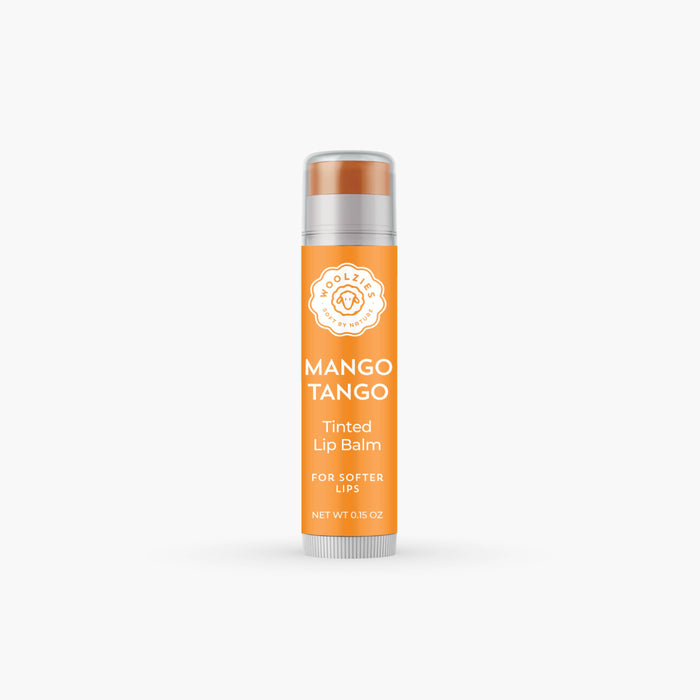 Woolzies - Single Shea Butter Tinted Lip Balm: Mango Tango