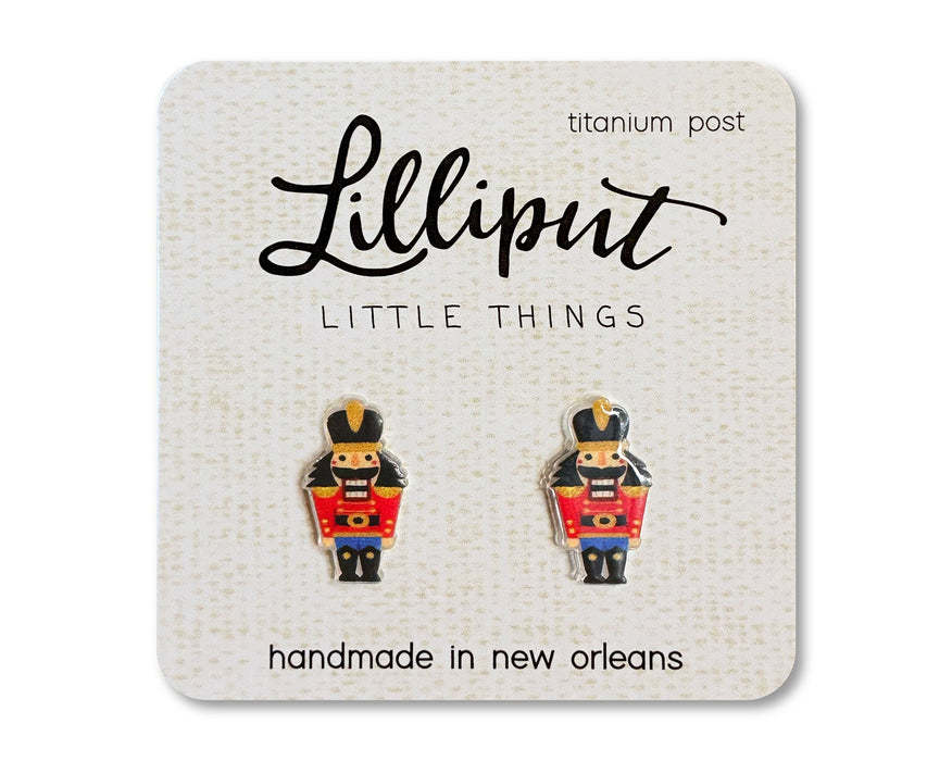 Lilliput Little Things - Nutcracker Earrings // Christmas