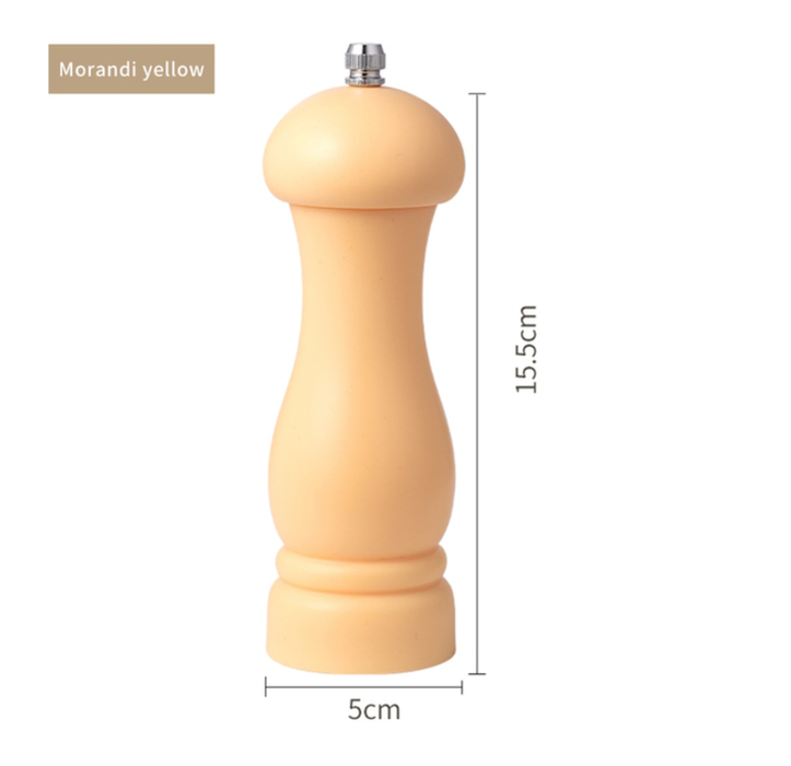 Homerely - Refillable Morandi Colour Salt and Pepper Mill: Yellow