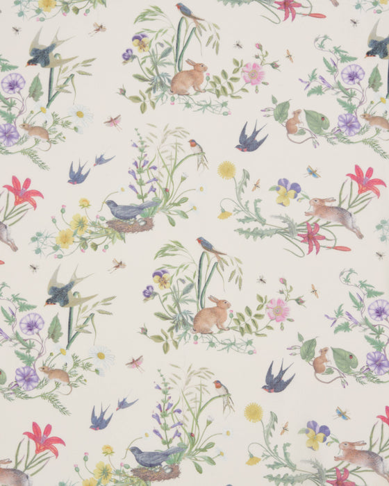Fable England - FABLE Ivory Running Bunny Lightweight Scarf