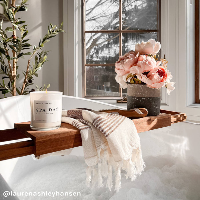 Sweet Water Decor - Spa Day 11 oz Soy Candle - Home Decor & Gifts