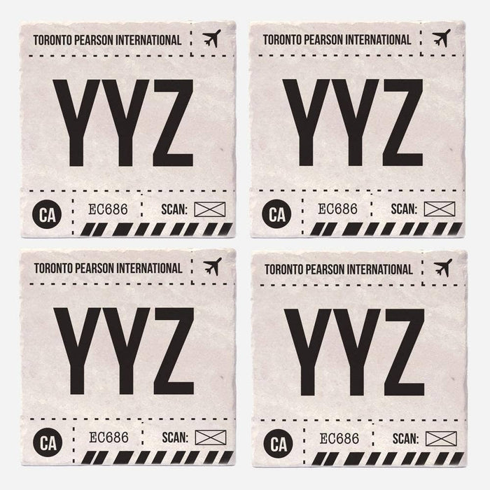 Versatile Coasters CA - Toronto Airport Code Coasters