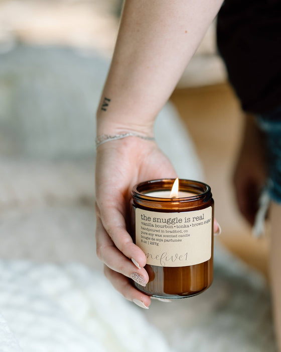 onefive1 - the snuggle is real soy wax candle | FALL