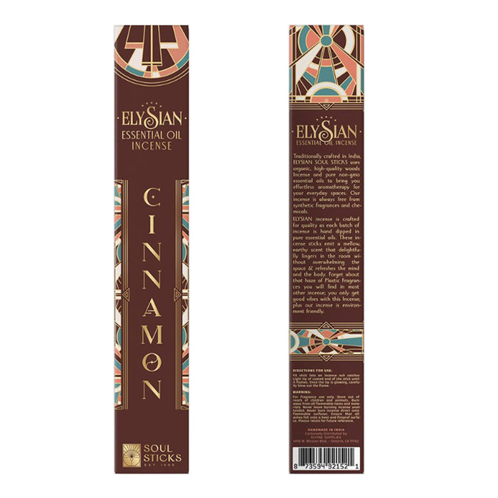 Designs by Deekay Inc. - Elysian - Cinnamon Essential Oil Incense Sticks