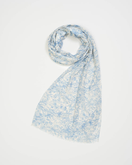 Fable England - FABLE Running Bunny Blue Lightweight Scarf