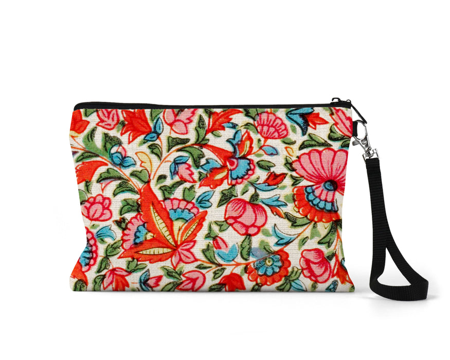 Garden Party Linen Blend Accessory Bag By Giftologie