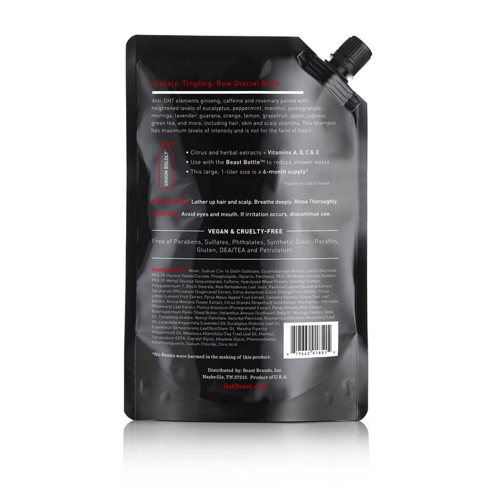 Beast - Tingle Shampoo Refill Pouch: (16 Oz)