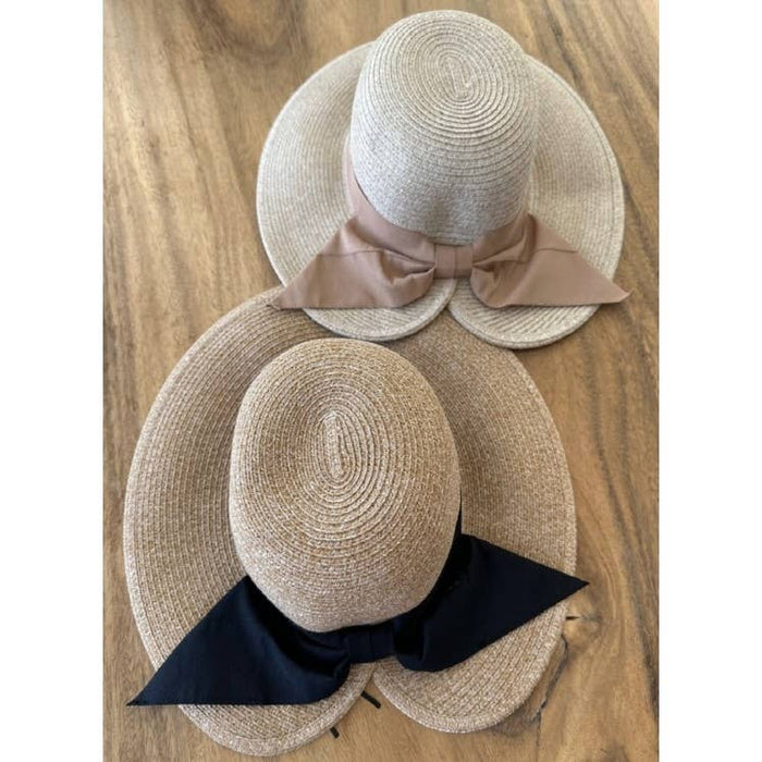 Queens INC - Washable and packable This stylish sun hat with a split back: LIGHT NATURAL / ONE SIZE