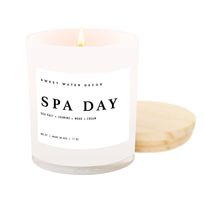Sweet Water Decor - Spa Day 11 oz Soy Candle - Home Decor & Gifts