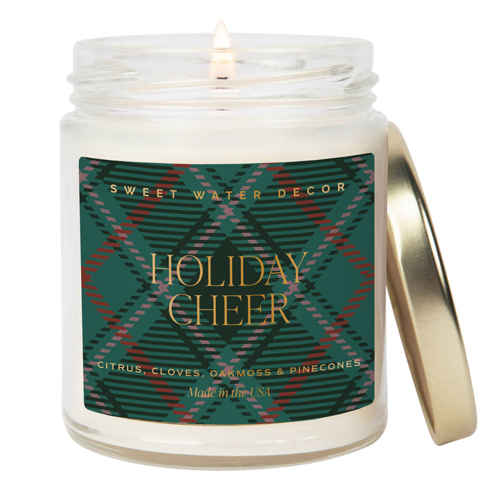 Sweet Water Decor - *NEW* Holiday Cheer 9 oz Soy Candle - Christmas Gifts