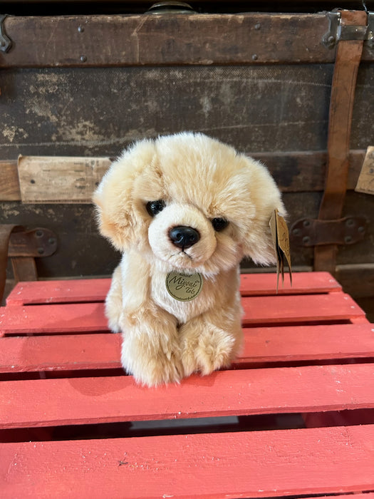Realistic Stuffed Golden Retriever Puppy
