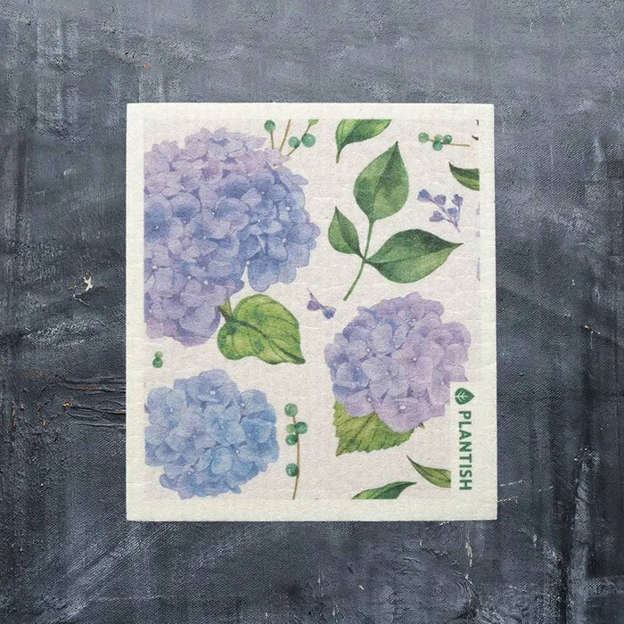 Plantish - Hydrangea - Swedish Sponge Cloth