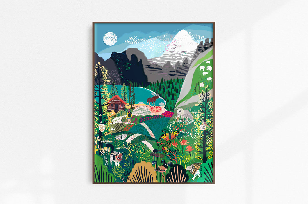 Anja Jane - Canadian Rockies Art Print