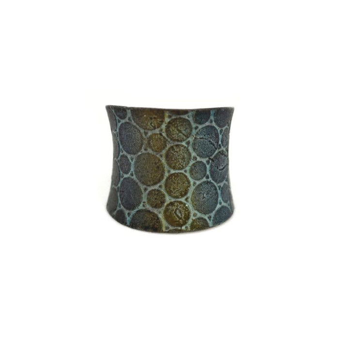 Anju Jewelry - Mermaid Scales Copper Patina Ring