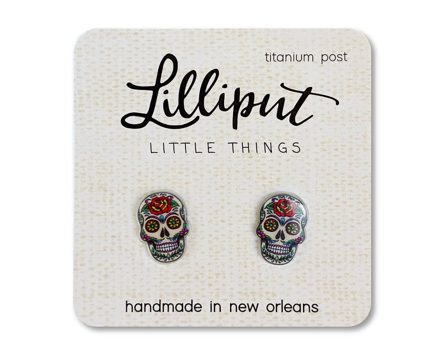 Lilliput Little Things - Sugar Skull Earrings