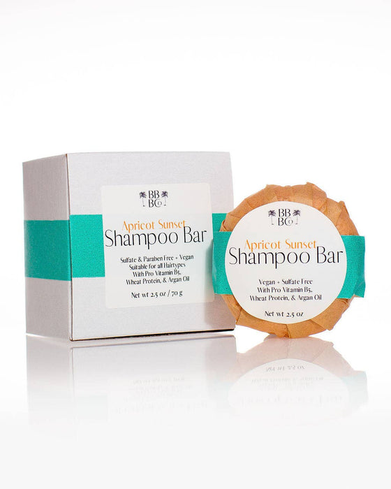 Beachy Bubbles Bath Co - Apricot Sunset Shampoo Bar