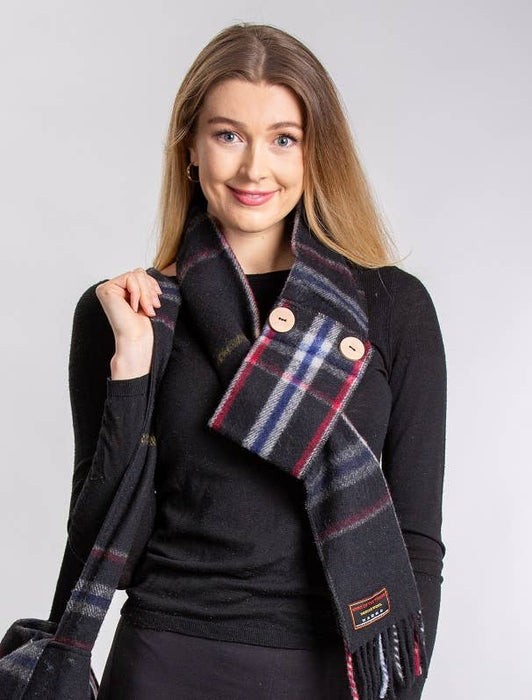 Patrick King Woollen Company - Spirit of Titanic Wool Button Scarf