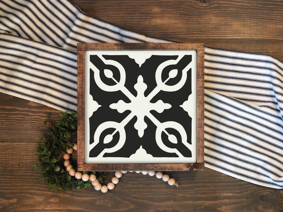 STRONG N FREE CDN - Spanish Tile Wooden Signs // Wood Sign Decor // Farmhouse Sign // Farmhouse Home Decor