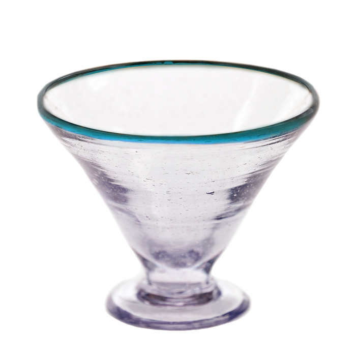 Sobremesa by Greenheart - Aqua Rim Margarita Glass