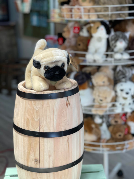 Realistic Stuffed Pug Puppy