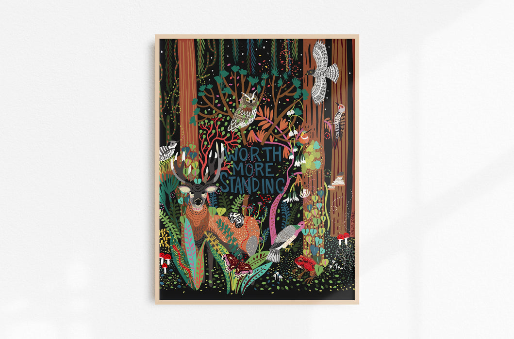 Anja Jane - Old Growth Forest Art Print