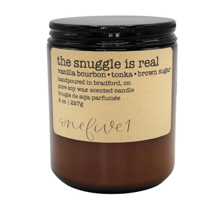 onefive1 - the snuggle is real soy wax candle | FALL