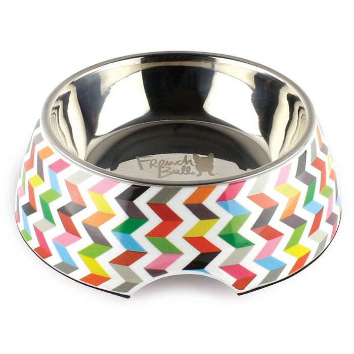 French Bull - Ziggy White Medium Pet Bowl