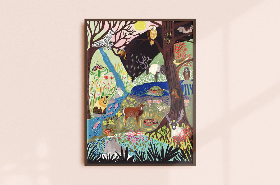 Anja Jane - Endangered Animals Art Print