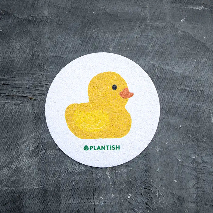Plantish - Yellow Duck - Pop up Sponge