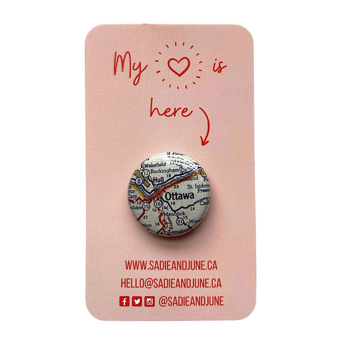 Oshawa Pinback Button!