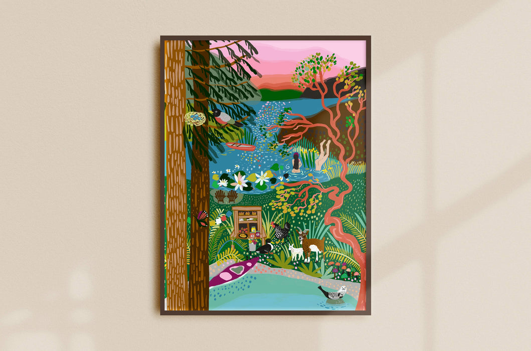 Anja Jane - Salt Spring Art Print