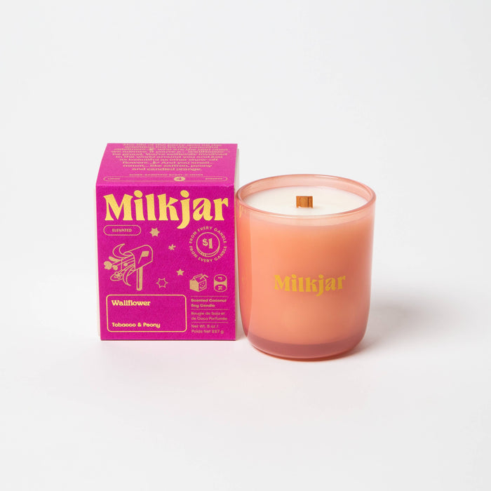 Wallflower - Tobacco & Peony Coconut Soy Candle by