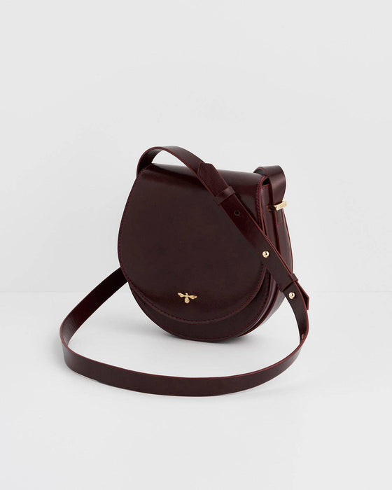 Fable England - Cherry Red Saddle Bag