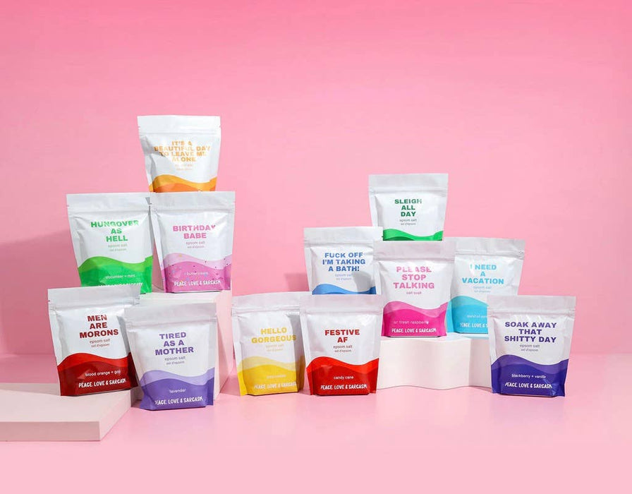Peace, Love and Sarcasm - Birthday Babe Epsom Salt Bath Soak